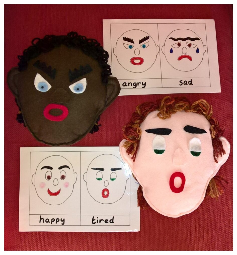 Emotion Face Puppets - Butterflo Kids