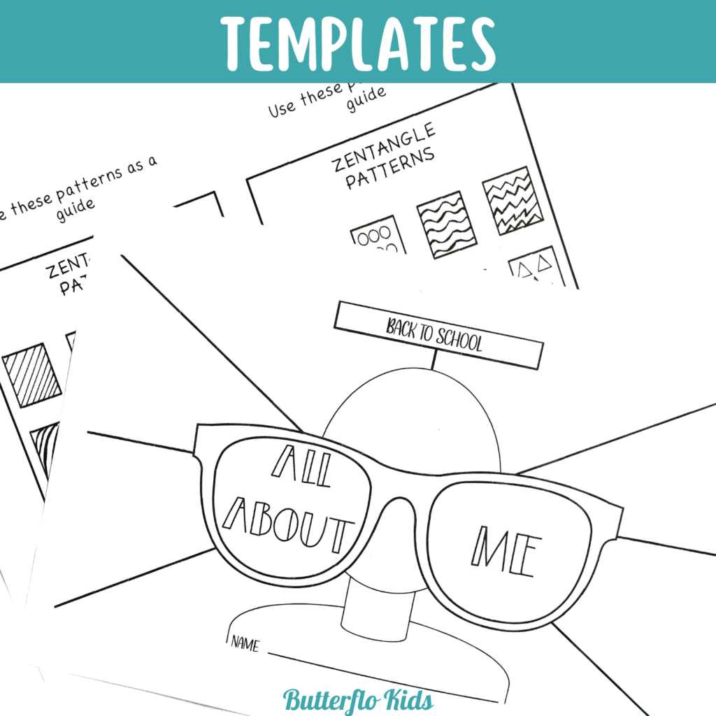 all about me craftivity templates