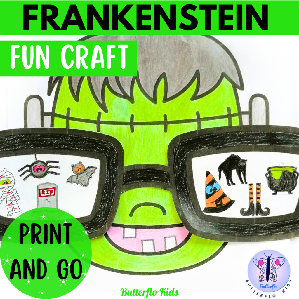 Frankenstein halloween craft