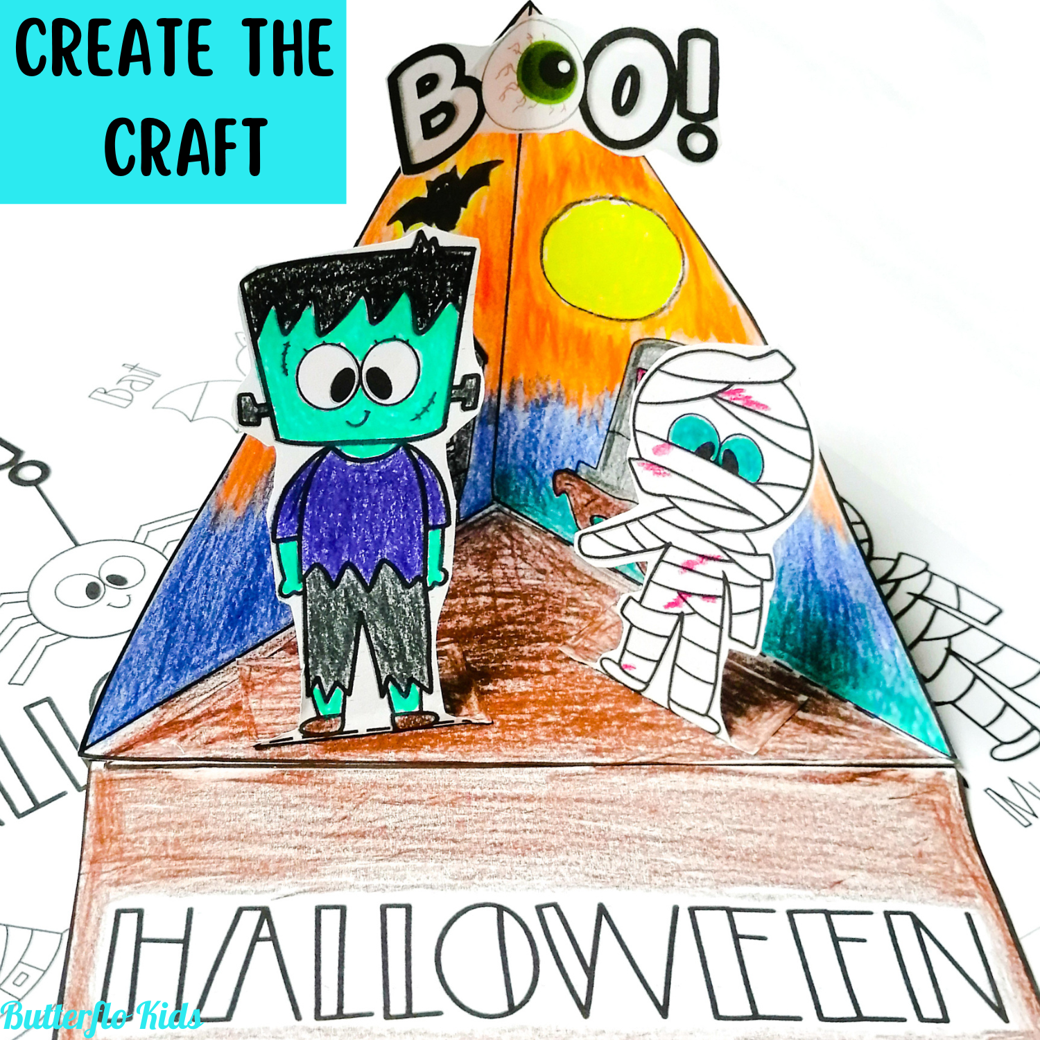 Triorama halloween craft