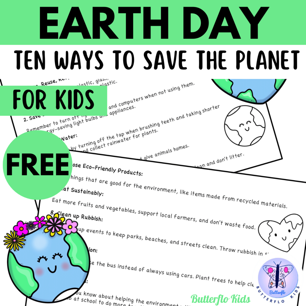 ten ways kids can help save the planet